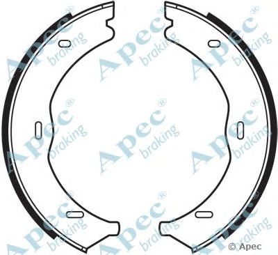 APEC BRAKING shu685 -  Комплект тормозных колодок